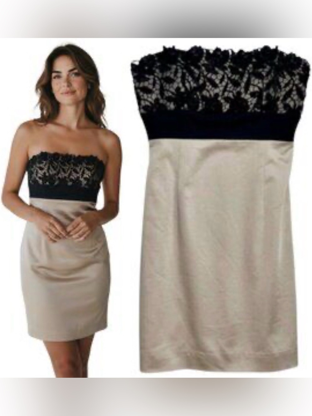 BCBG strapless evening dress NWT